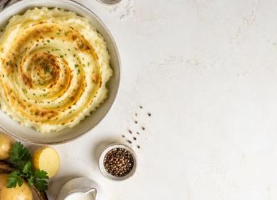 طرز تهیه پوره سیب زمینی با تهشیر؛ خامه ای و در کمتر از 30 دقیقه طرز تهیه پوره سیب زمینی با تهشیر؛ خامه ای و در کمتر از 30 دقیقه